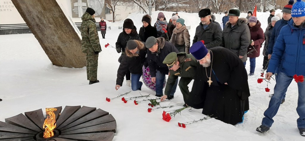 31-я годовщина вывода советских войск из Афганистана. Митинг памяти в Березниках.