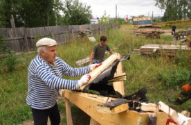 В Чусовом провели субботник силами казачьих общин